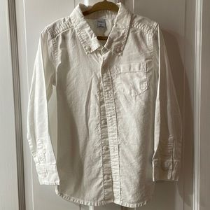 Boys White Button Down